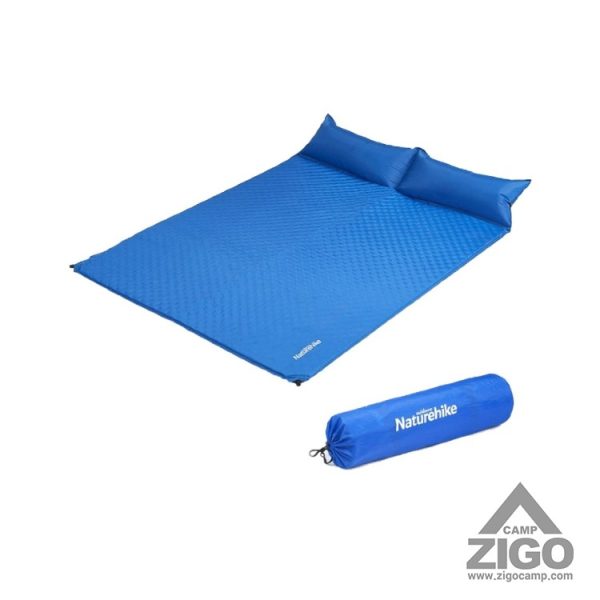 زیرانداز بادی نیچرهایک مدل Couple Inflatable Mat With Pillow