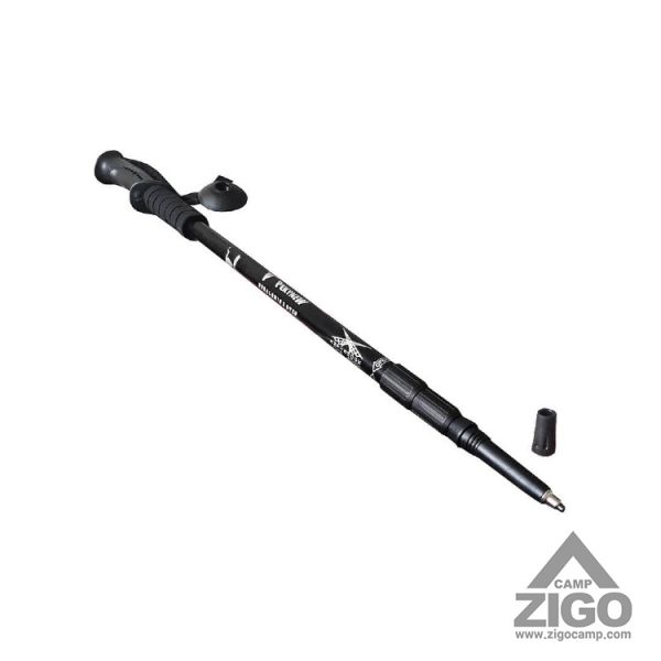 عصای کوهنوردی پیچی کله گاوی مدل trekking pole
