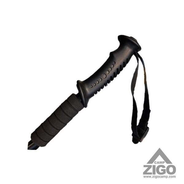 عصای کوهنوردی پیچی کله گاوی مدل trekking pole