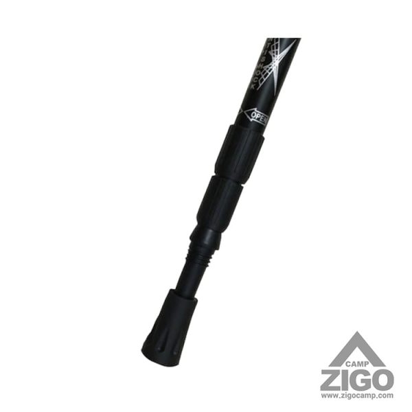 عصای کوهنوردی پیچی کله گاوی مدل trekking pole