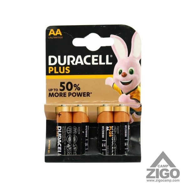 باتری چهارتایی قلمی Duracell Plus LR6/MN1500 1.5V AA