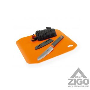 ست چاقو و تخته برش رولی جی اس آی GSI OUTDOORS SANTOKU کد 76001