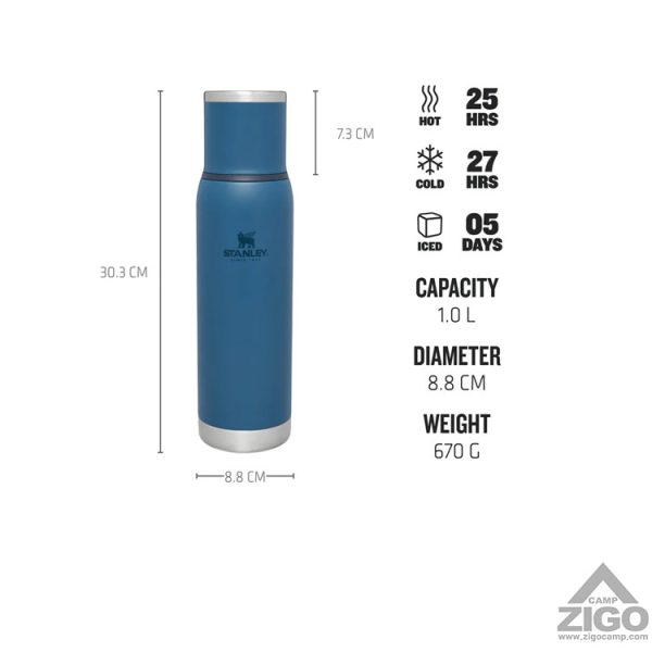 فلاسک استنلی سری ADVENTURE مدل TO-GO BOTTLE – حجم 1 لیتر