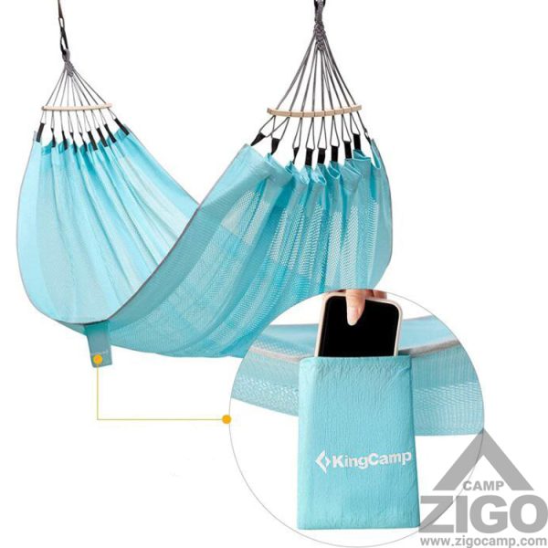 تخت آویز دو نفره کینگ کمپ مدل Double Mesh