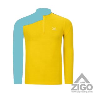 تیشرت نیم زیپ آستین بلند مردانه اسنوهاک کد c2120