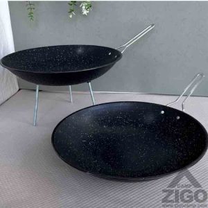تابه دسته ماهیتابه ای پایه دار