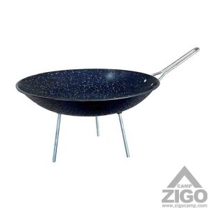 تابه دسته ماهیتابه ای پایه دار
