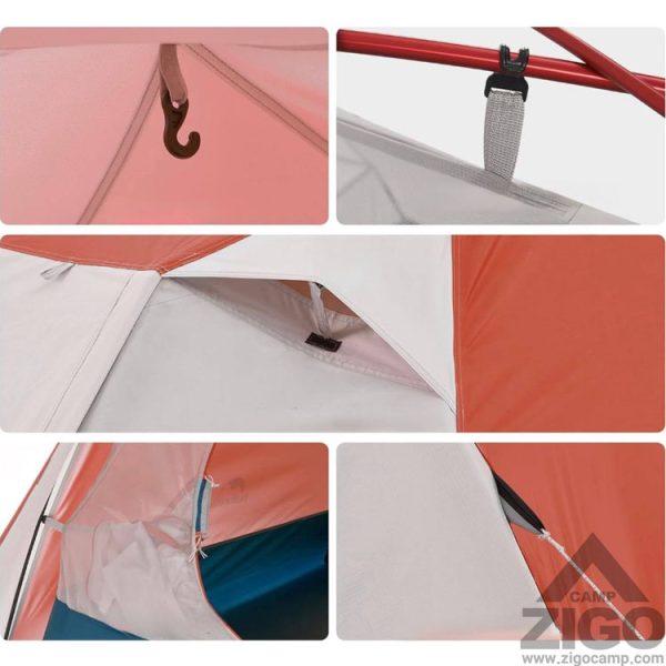 چادر دو پوش 3نفره red-pro نیچرهایک مدل CNK2300ZP024