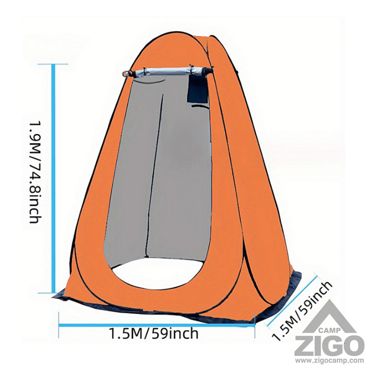 Toby's 2WD 1.5 M Bathroom and Toilet Tent چادر صحرایی حمام و دستشویی Toby’s مدل 2WD 1.5 M